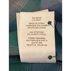 Tommy Bahama Shirt Men's Small Canyon Beach Flannel Fireside Check Seaway