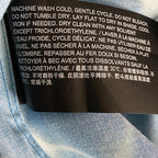 Theory Men's Medium Short Sleeve Shirt Camp Collar Blue Ripple Print