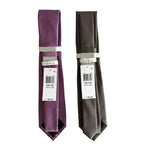 Perry Ellis Portfolio Men's Ties Lot of 2 Magenta & Brown Bartolle Mini