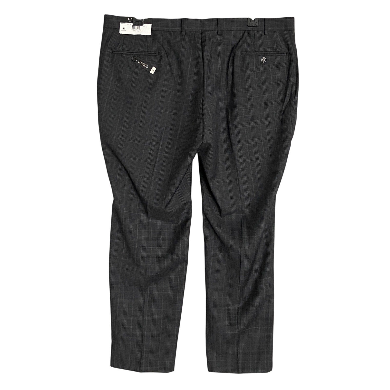 Lauren Ralph Lauren Suit Pants Men's 42"x30" Ultraflex Classic Fit Charcoal