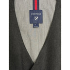 Daniel Cremieux Herringbone Vest Men's Large St. Moritz Wool Blend Charcoal