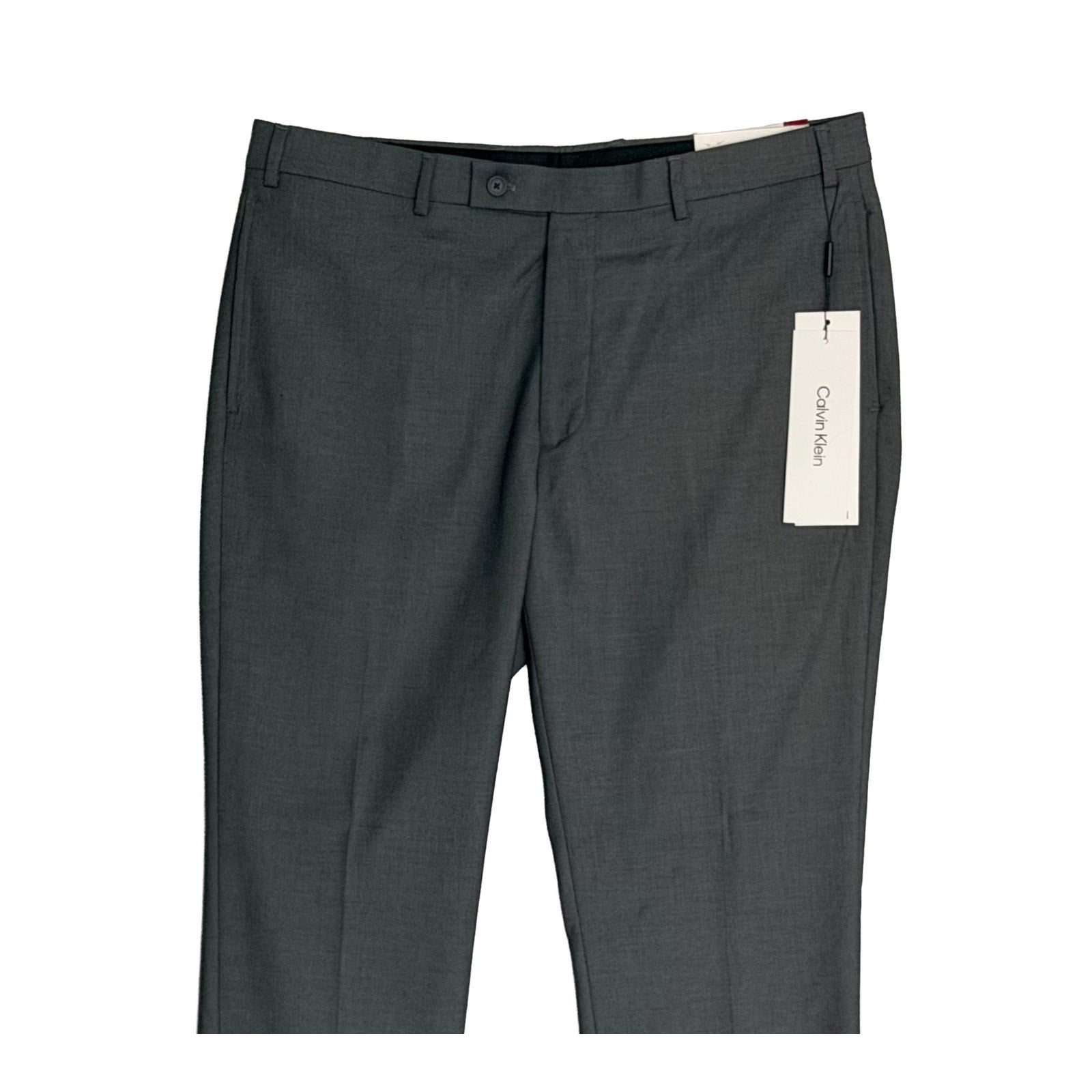 Calvin Klein Dress Pants Men's 38"x32" Slim Fit Stretch Jerome Medium Grey