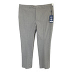 Hart Schaffner Marx Pant Men's 42x30 Dress Pant Platinum New York Fit Gray