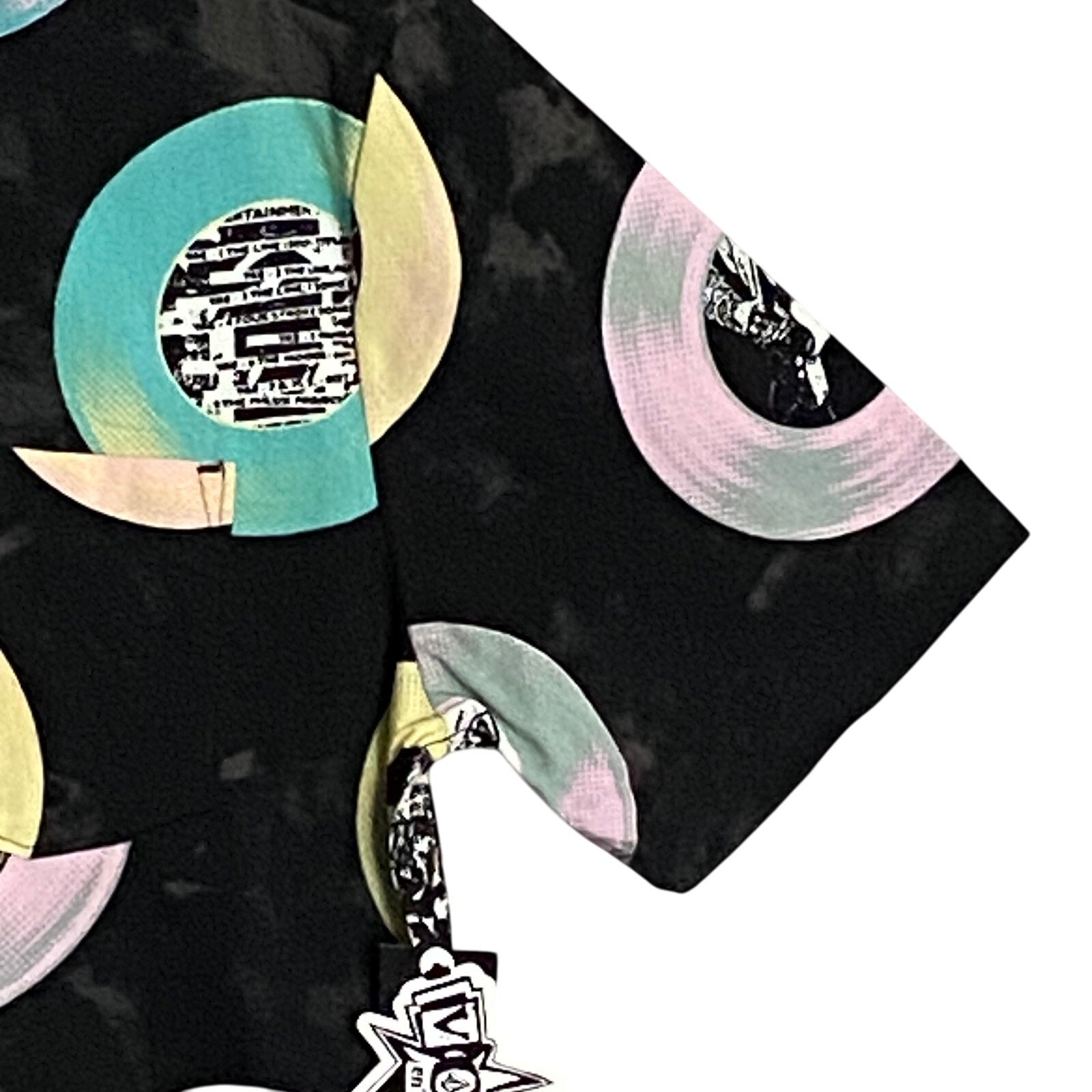 Volcom Casual Shirt Men's Small V-Entertainment Short Sleeve Classic Fit