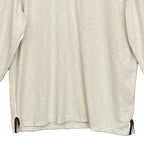 Roundtree & Yorke Men's Big & Tall XXL Long Sleeve Polo Shirt Cream