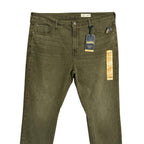 Daniel Cremieux Premium Denim Pants Men's 40"x30" Straight Fit Olive Green