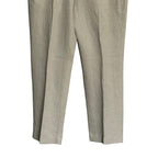 Perry Ellis Portfolio Pants Men's 40"x32" Modern Fit Linen Blend Beige
