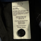 Perry Ellis Portfolio Pants Men's 33"x30" Modern Fit Linen Blend Blueprint