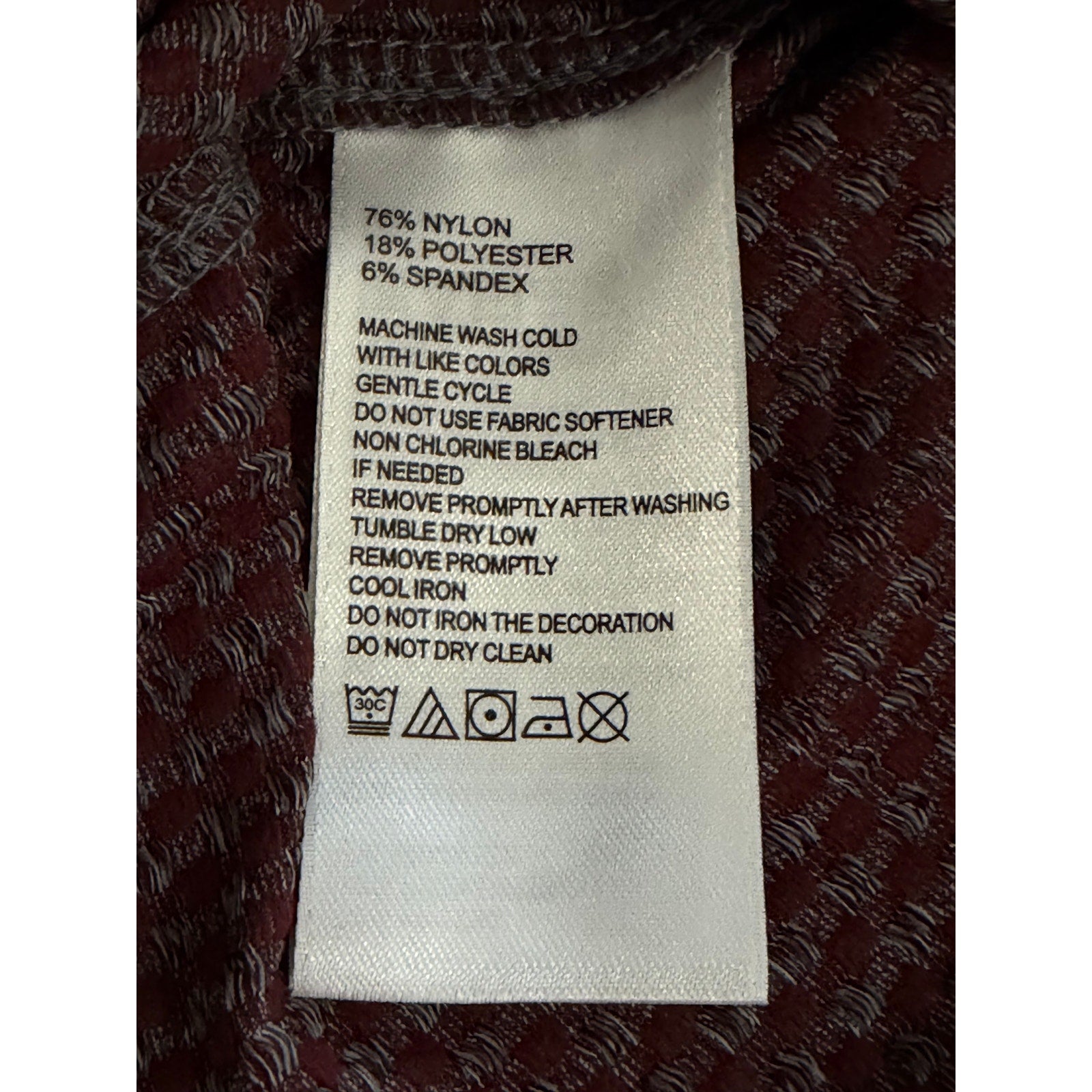 Tommy Bahama Shirt Men's XL "San Sebastian Check" Shirt Pinot Noir