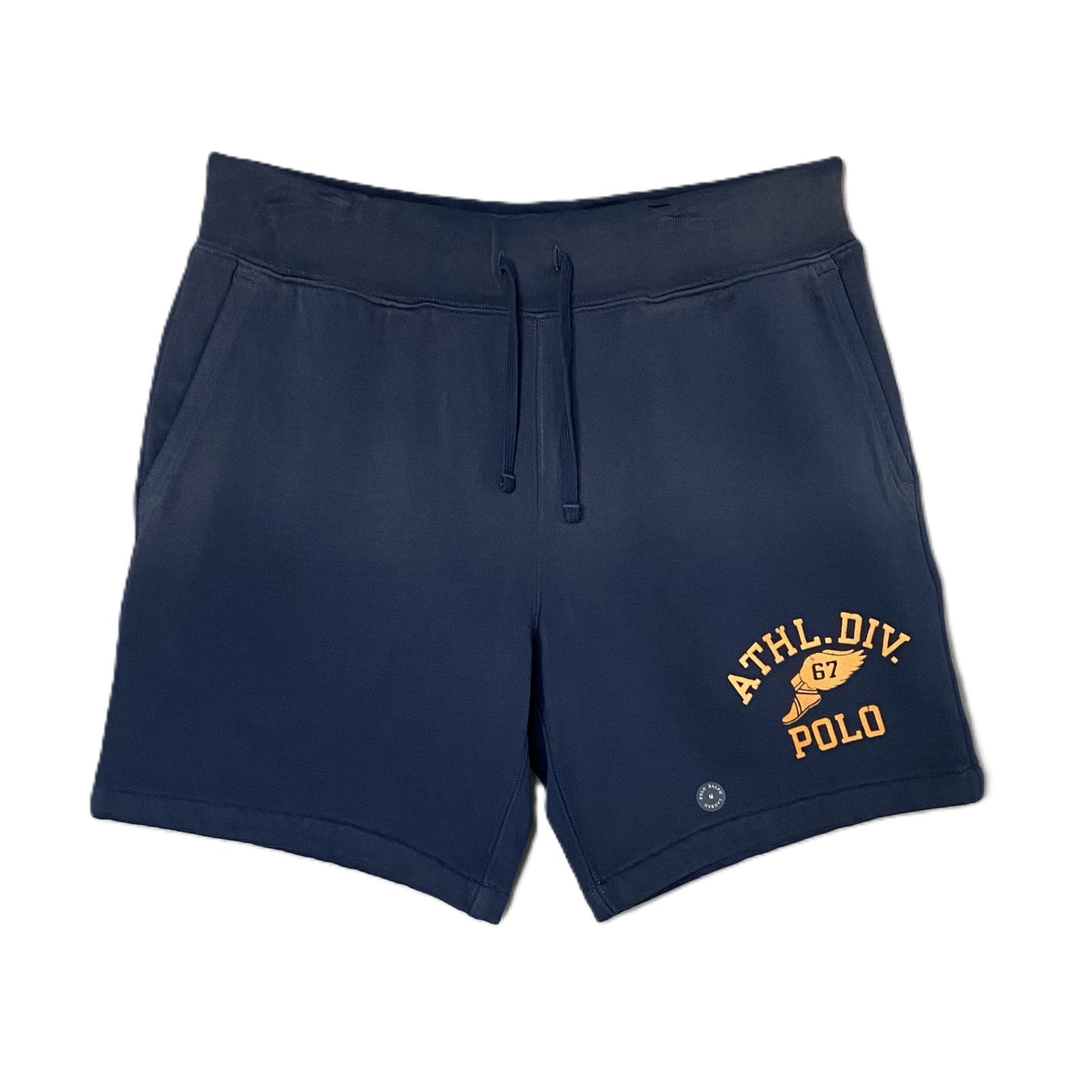 Polo Ralph Lauren Shorts Men's Medium Athletic Short Drawstring Pockets Blue