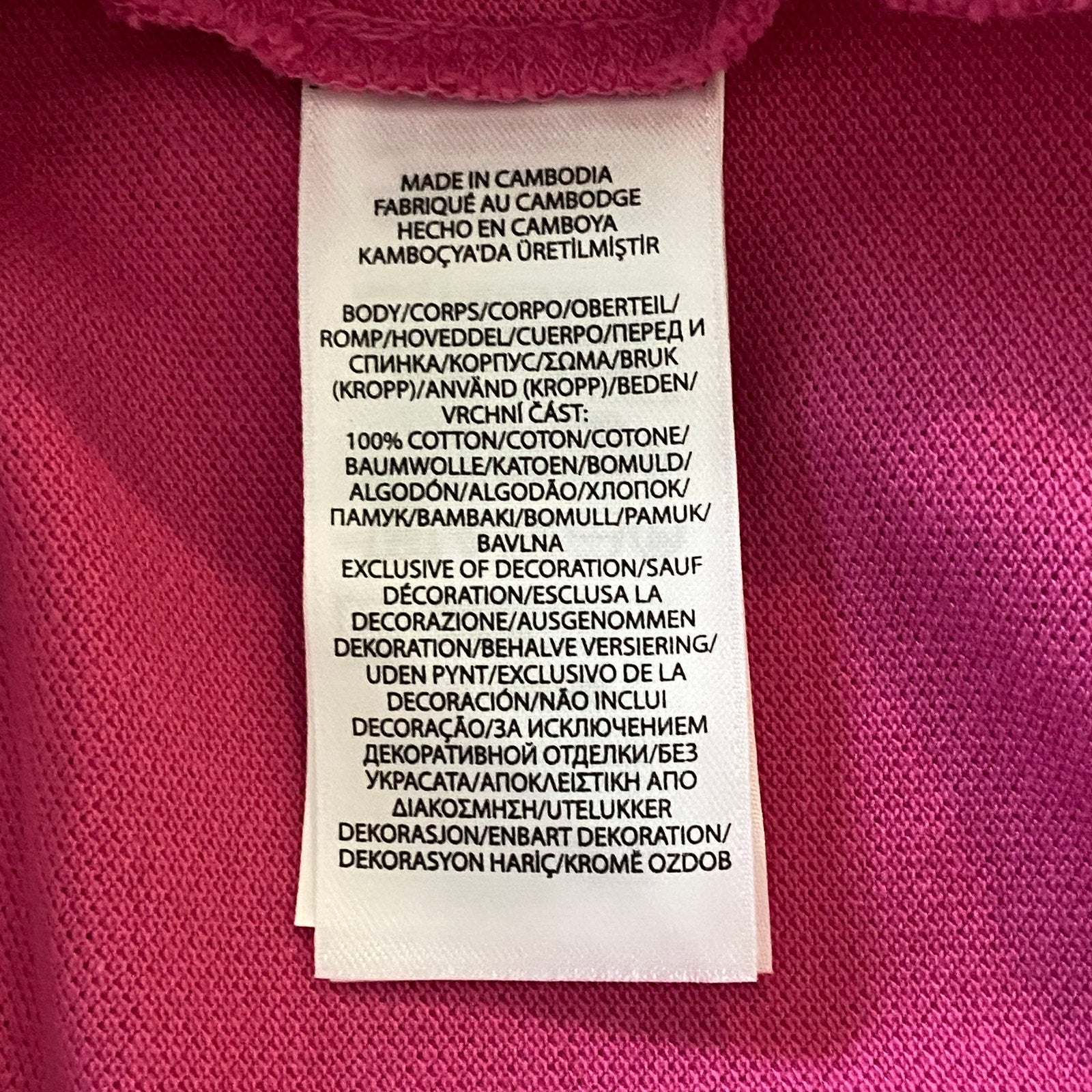 Polo Ralph Lauren Shirt Men's XL Custom Slim Fit Polo Shirt Short Slv Pink