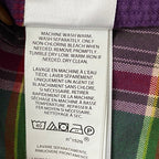 Polo Ralph Lauren Shirt Men's Small Classic Fit Long Slv Purple/Green Plaid