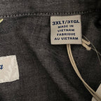 Tommy Bahama Shirt "The Veracruz Cay" Men's 3XLT Big & Tall Short Slv Black NEW