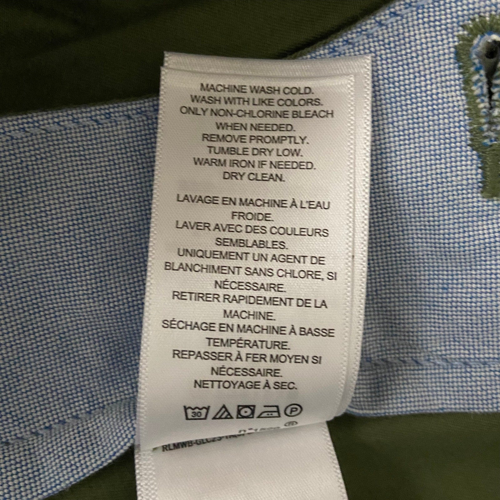 Polo Ralph Lauren Pants Men's 30x30 Stretch Cotton Twill Chino Olive