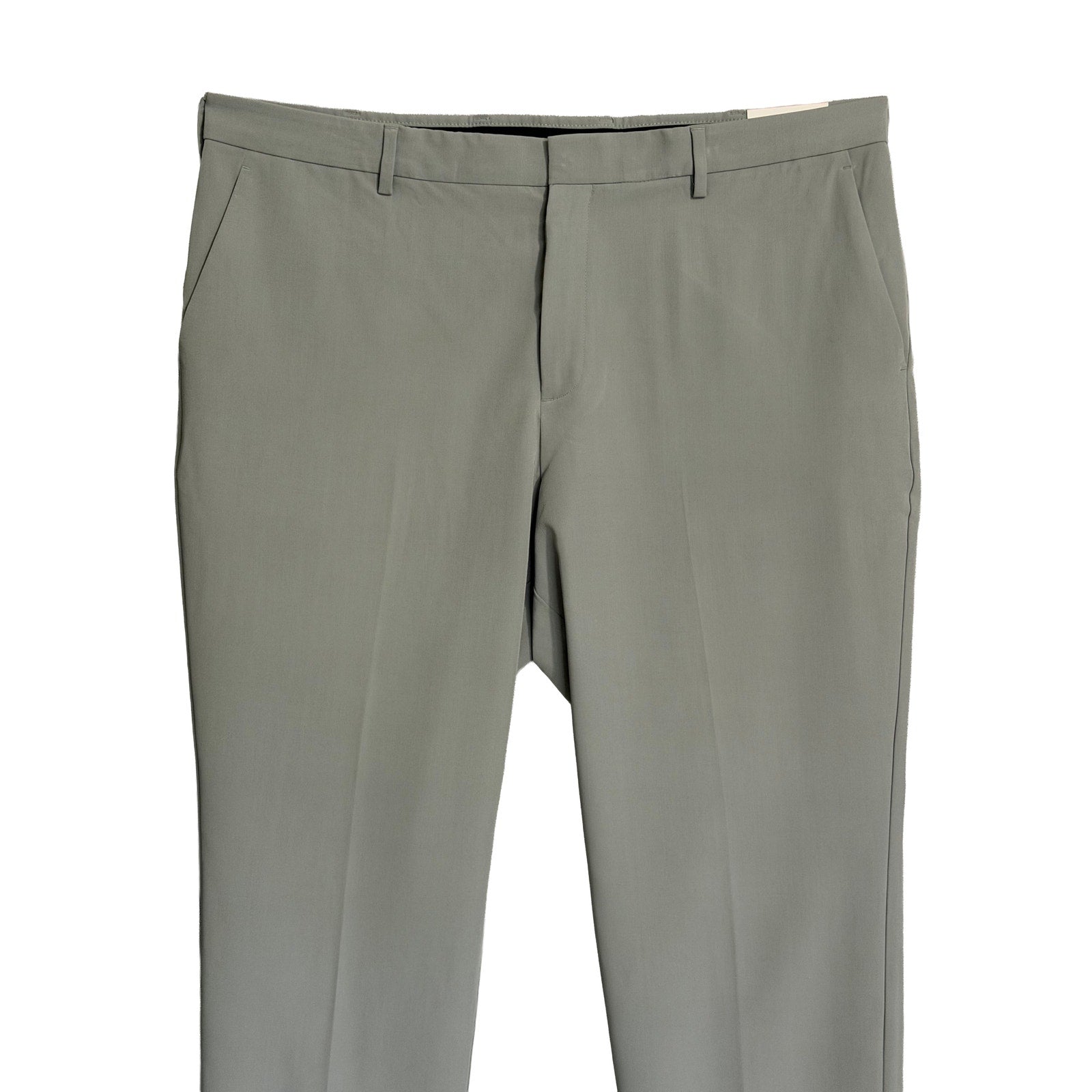 Perry Ellis Portfolio Pants Men's 40x30 Modern Fit Dress Pant Chiseled Stone