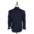 Sean John Men's 38R Classic Fit Suit Jacket Navy Blue Pinstripe