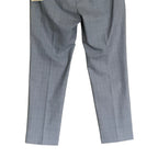 Calvin Klein Dress Pant Men's 34"x30" Slim Fit Flat Front Stretch Blue Plaid