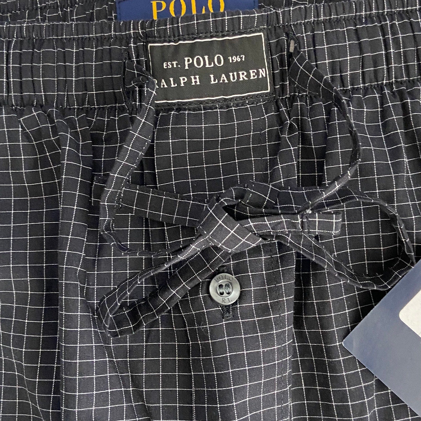 Polo Ralph Lauren Sleep Pant Men's Small Elastic Drawstring Waist Pockets