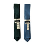 Alfani Tie Lot of 2 Classic Width and Length Blue Diamond & Hunter Green Dot