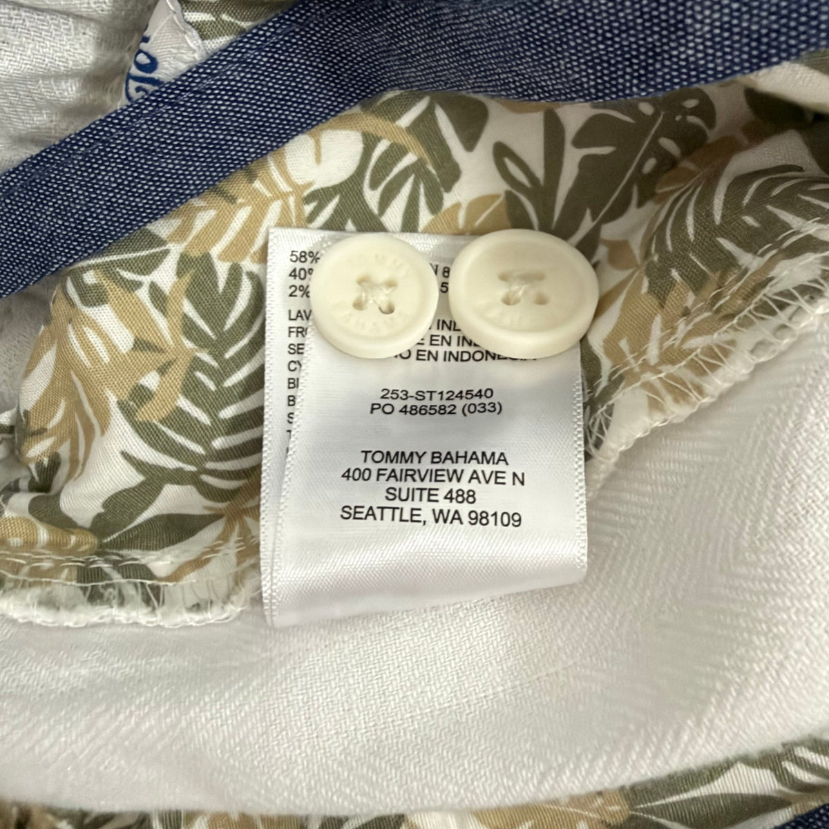 Tommy Bahama Beach Coast Stretch-Linen E-Waist Pants Men's XXL White