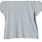 Michael Kors Polo Shirt Men's XXL Short Slv Cotton-Silk Pastel Blue Stripe