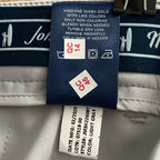 Johnnie-O Mulligan Shorts Men's 48W Big & Tall 9" Inseam Stretch Light Gray