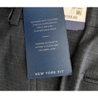 Hart Schaffner Marx Pant Men's 42x30 Dress Pant Platinum New York Fit Blue