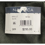 Nautica Sport Coat Men's 38 Regular Corduroy Modern Fit Stretch Dark Olive