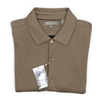 Daniel Cremieux Signature Collection Men's XXL Long Sleeve Polo Shirt Brown