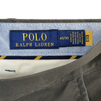 Polo Ralph Lauren Pants Bedford Chino Flat Front Stretch Gray Men's 40"x30"