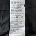 Armani Exchange Pants Men's 40W Dress Trousers Raw Hem Stretch Wool Gray