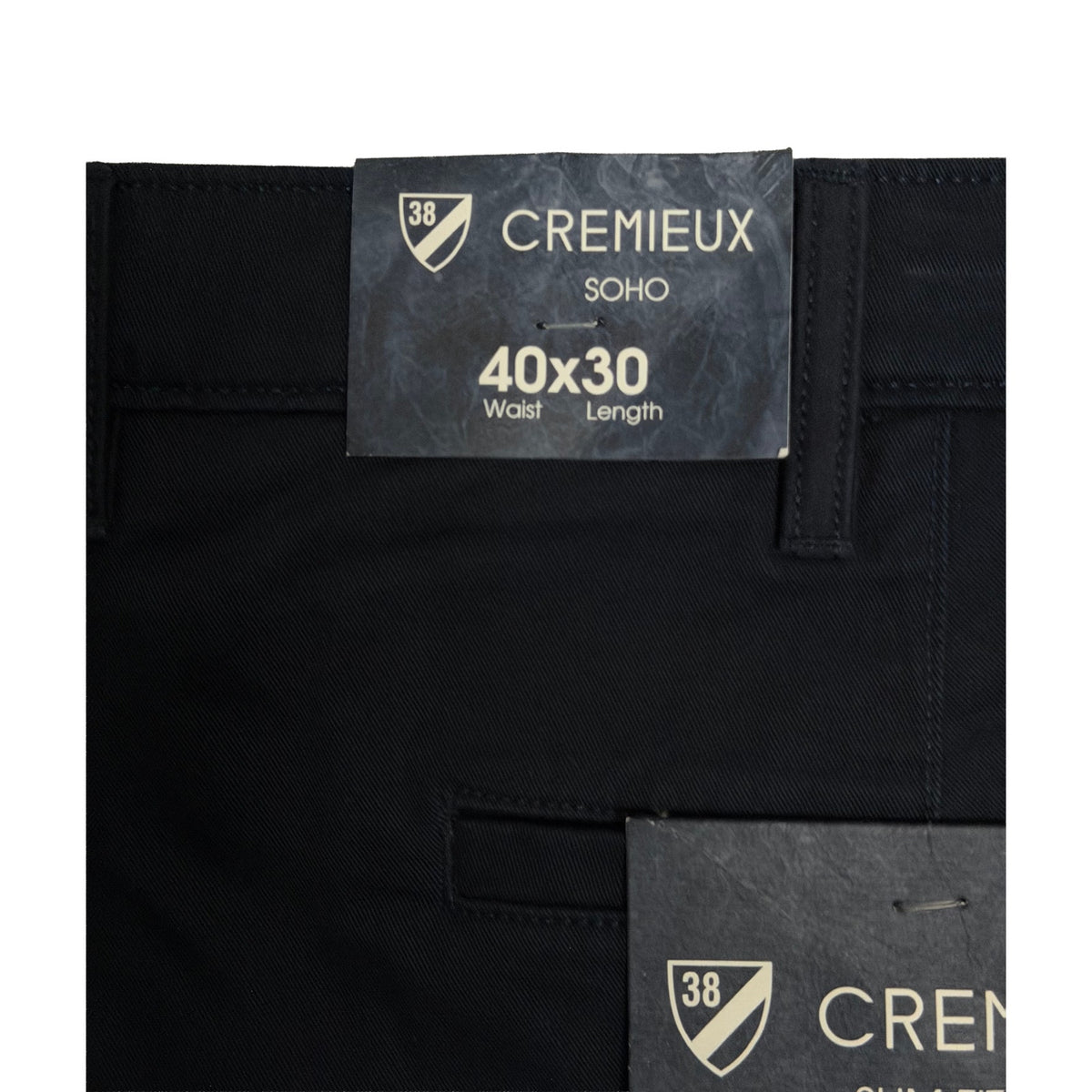 Daniel Cremieux Slim Fit Chino Men's 40"x30" Stretch Tapered Leg Navy