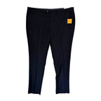 Hickey Freeman Suit Pant Men's 50W Classic Fit Stretch Wool Blend Navy