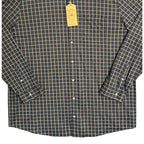 Faherty Coastline Knit Shirt Men's 3XLT Big & Tall Supima Cotton Twilight Check