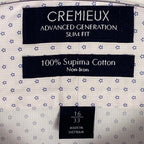 Daniel Cremieux Dress Shirt Men's 16-33 Slim Fit Supima Cotton Pink Star