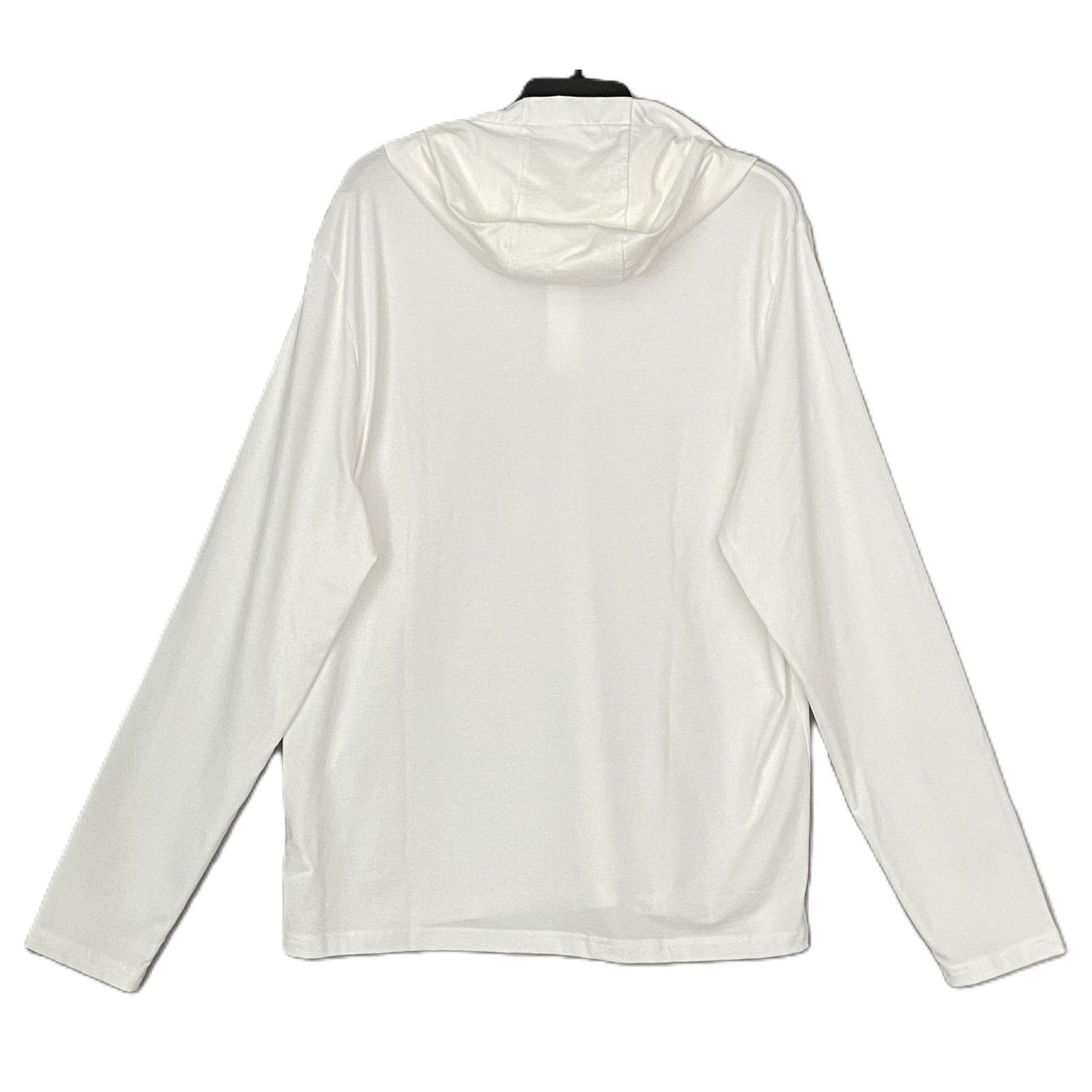 Michael Kors Polo Hoodie Shirt Men's X-Large Pima Cotton Stretch Ocean White