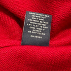 Hart Schaffner Marx Sweater Men's 3XT Big & Tall V-Neck Merino Wool Red