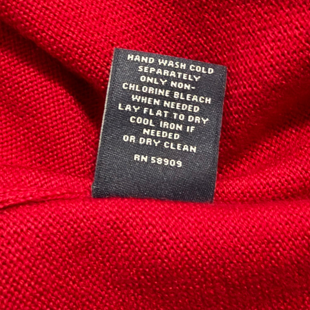 Hart Schaffner Marx Sweater Men's 3XT Big & Tall V-Neck Merino Wool Red
