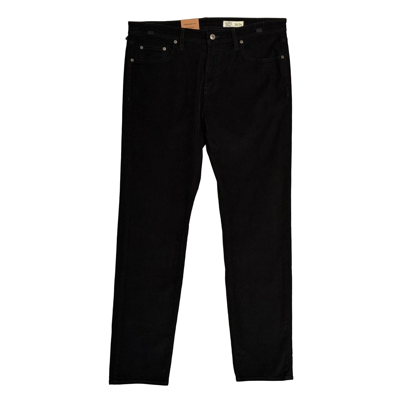 Daniel Cremieux Corduroy Pants Men's 36"x34" Straight Fit Stretch Black