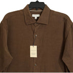Peter Millar Cotton Cashmere Corduroy Sport Shirt Men's XXL French Press