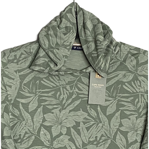 Daniel Cremieux Pullover Hoodie Men's Large CapeTown Collection Green Floral