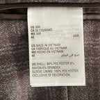 Bar III Men's 36R Slim Fit Sport Coat Stretch Unlined Brown Plaid