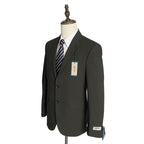 Kenneth Cole Suit Jacket Men's 38 Regular Reaction Flex Fabric Dark Grey NEW