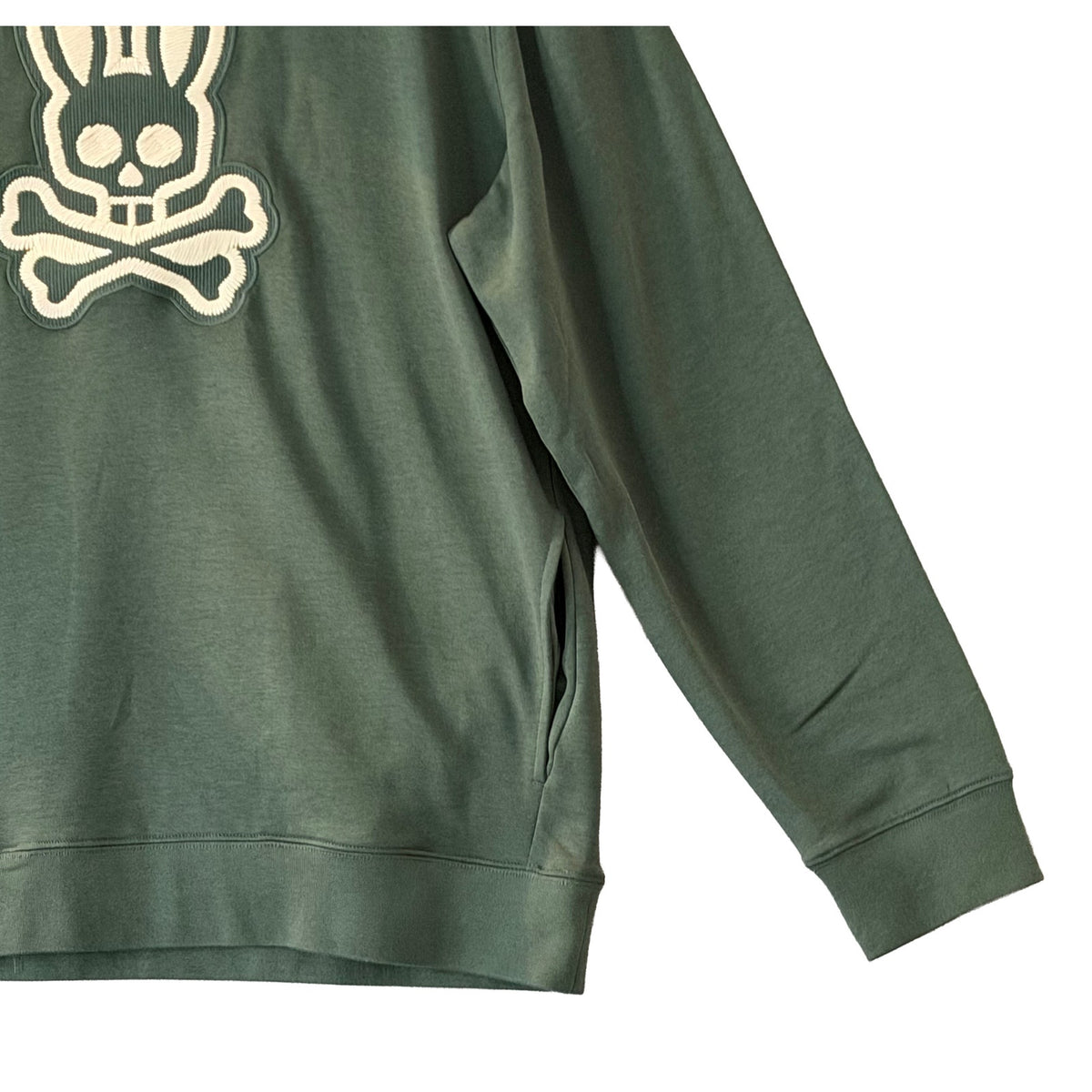 Psycho Bunny Harley Hoodie Men's XXL Knit Pullover Garden Topiary (Green)