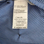 Hart Schaffner Marx Pant Men's 42x30 Dress Pant Platinum New York Fit Blue