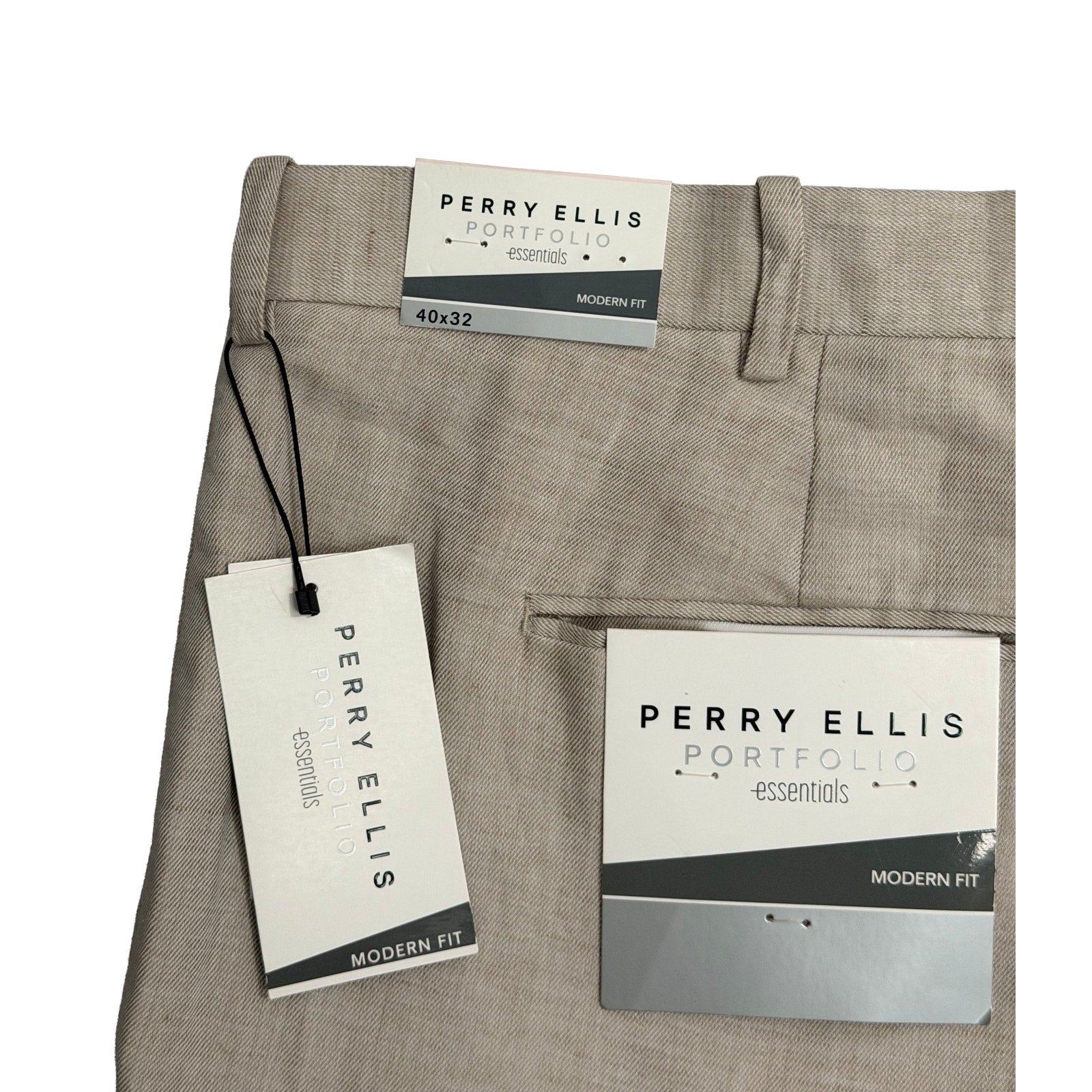 slim fit dress slacks Perry Ellis Portfolio Pants Men's 40