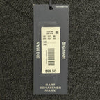 Hart Schaffner Marx Sweater Vest Men's 2XB Big & Tall Wool Charcoal Heather