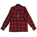 Polo Ralph Lauren Men's Medium Performance Camp Shirt Classic Fit Red Black