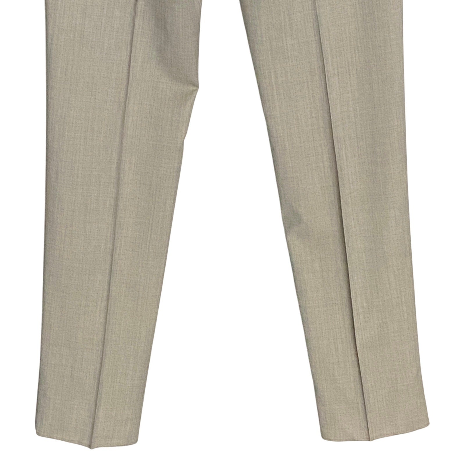 Armani Exchange Dress Pant Men's 32W Flat Front Raw Hem Stretch Wool Taupe