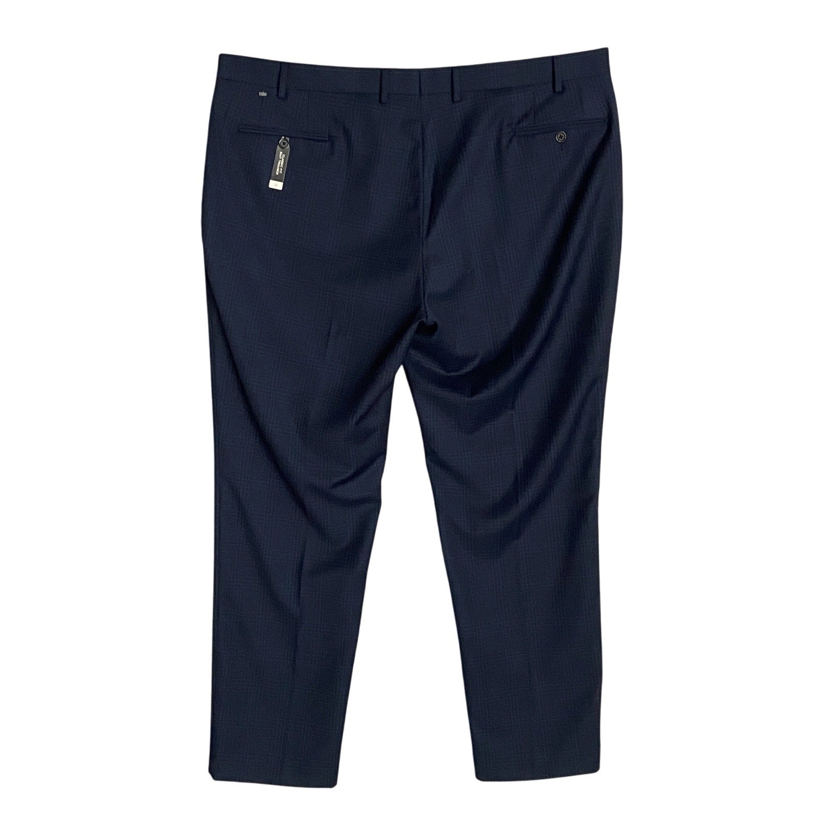 Lauren Ralph Lauren Men's 44x32 Classic Fit Ultraflex Suit Pant Blue Plaid NEW